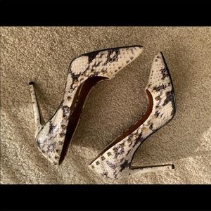 Steve Madden Snake Skin Stilettos